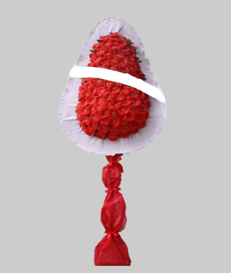 YAPAY KIRMIZI DÜĞÜN/AÇILIŞ ÇİÇEĞİ